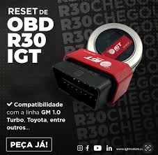 RESET DE OBD R30 IGT PARA KIT 5ª GERAÇÃO - GNV